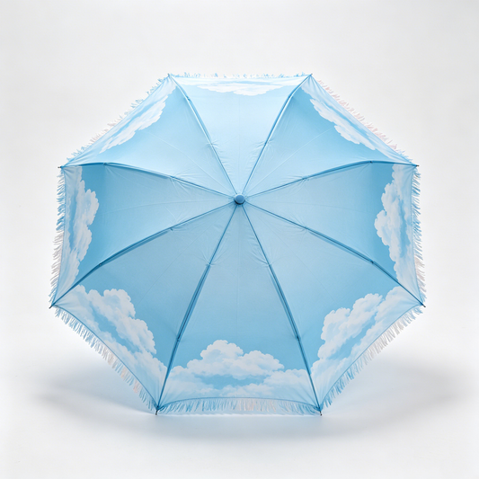 Sky & Cloud Fringe Umbrella