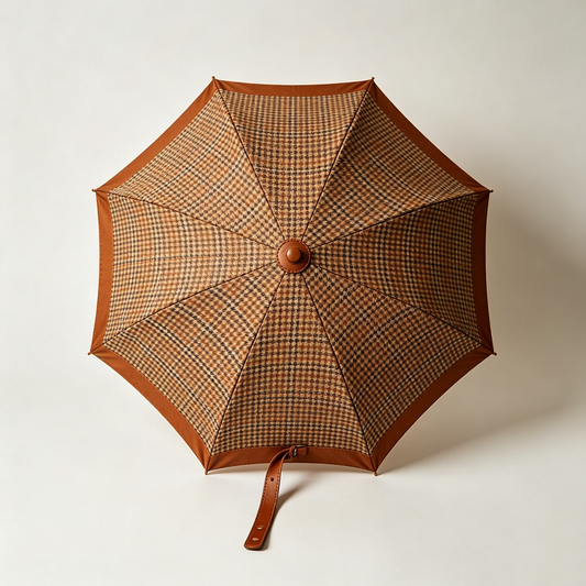 Vintage Plaid Umbrella