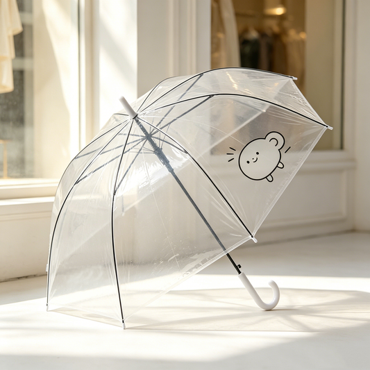Cute Cartoon Clear Umbrella