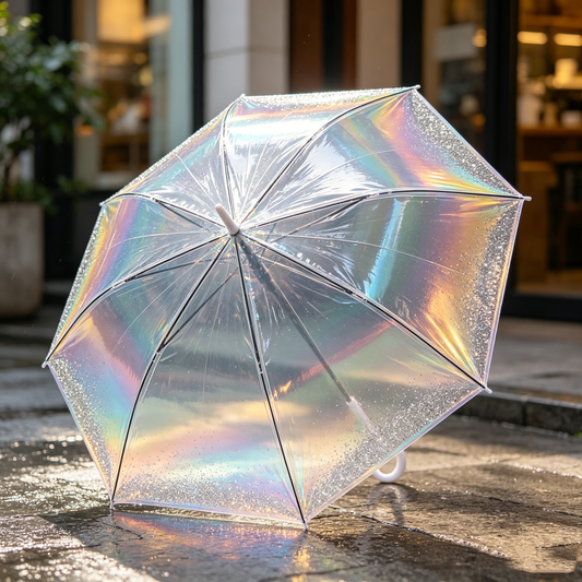 Holographic Glitter Umbrella